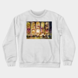 Night time at Lincoln Center Crewneck Sweatshirt